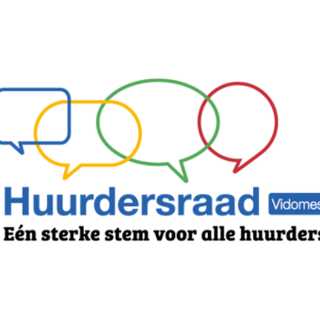 Logo huurdersraad Vidomes: één sterke stem voor alle huurders